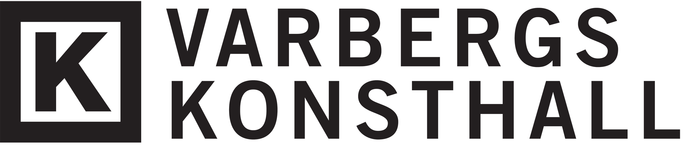 Logotyp för  Varbergs konsthall